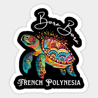 French Polynesia Bora Bora Sticker